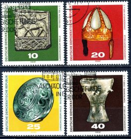 Мистецтво Искусство ^/--/^ ГДР. Археология  (серия) 1970 г. ^_^^^ НДР. Археологія (серія) 1970 - фото фото фото