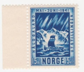 Скандинавія Скандинавия ^/--/^ Норвегия 1941  г.№ 225 ** ^_^^^ Норвегія 1941 No 225 ** - фото фото фото